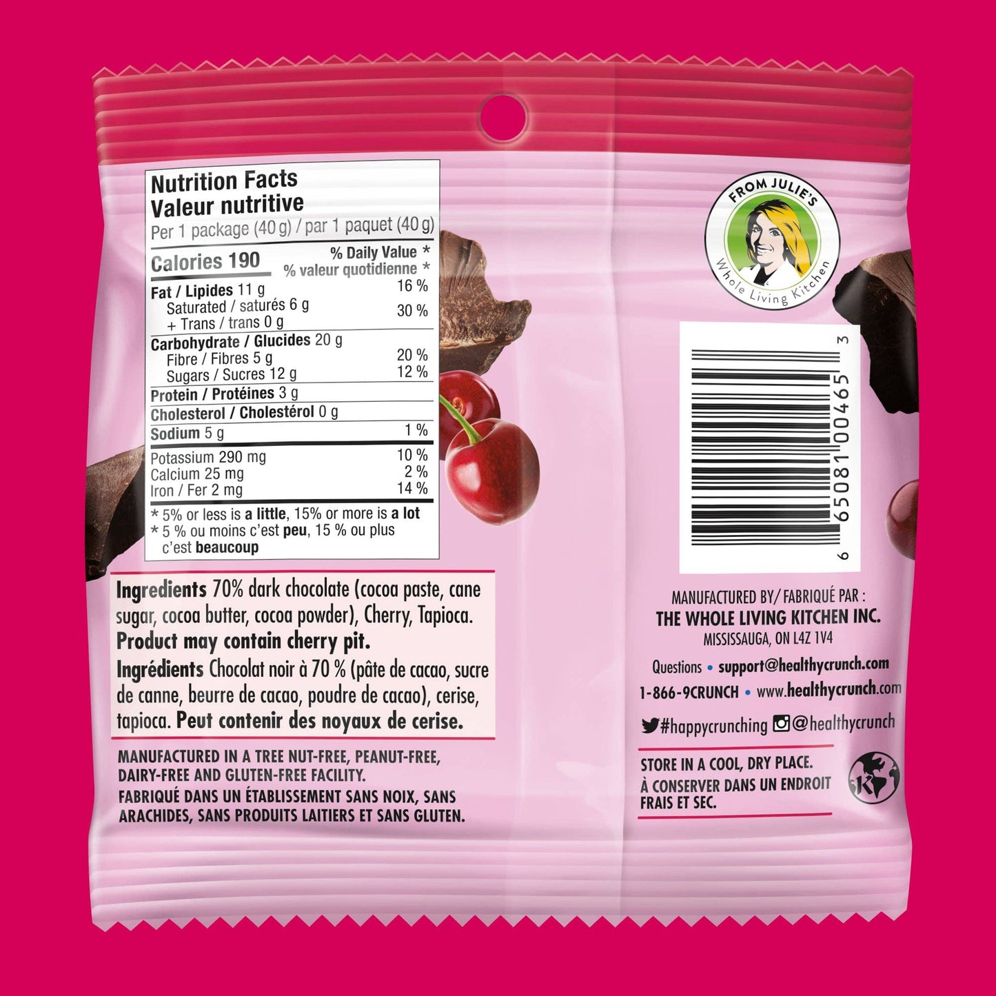 Dark Chocolate Covered Cherries - 20 Pack