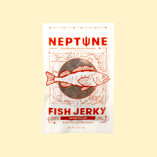 Spicy Cajun Neptune Fish Jerky