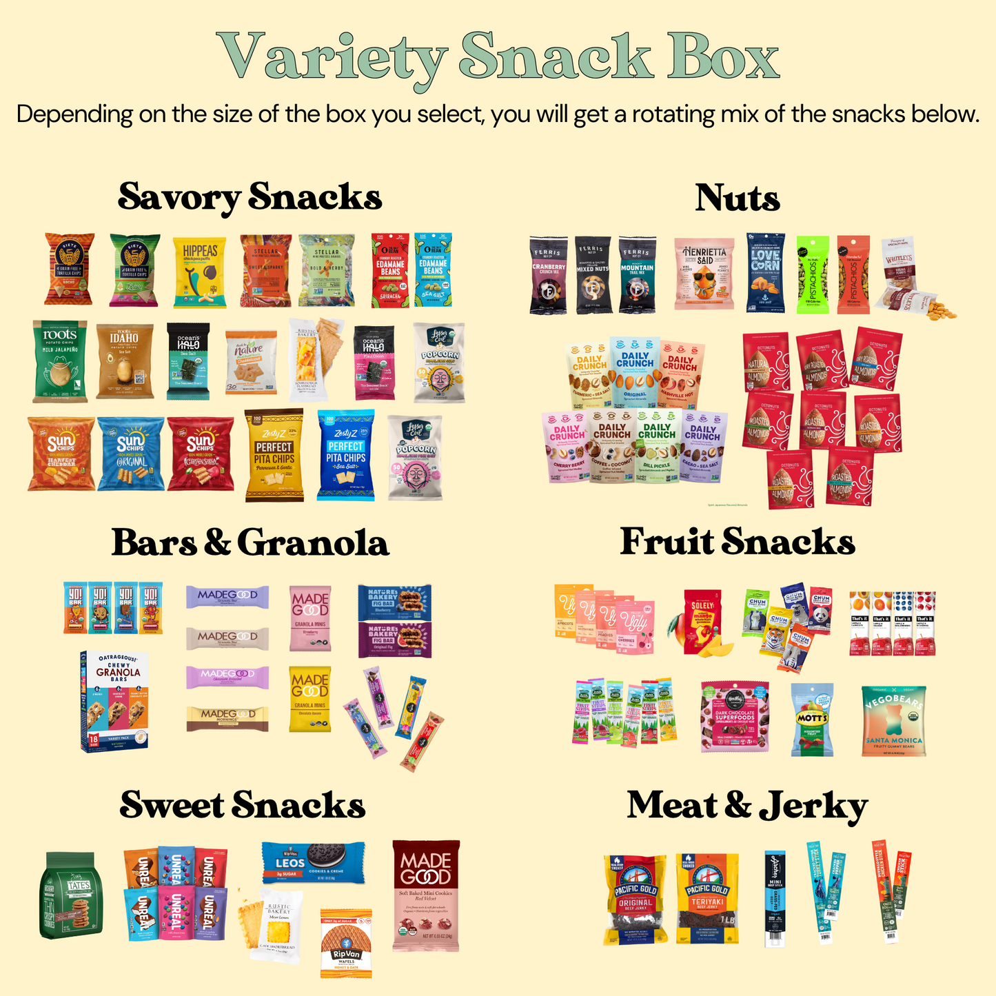 Variety Snack Boxes